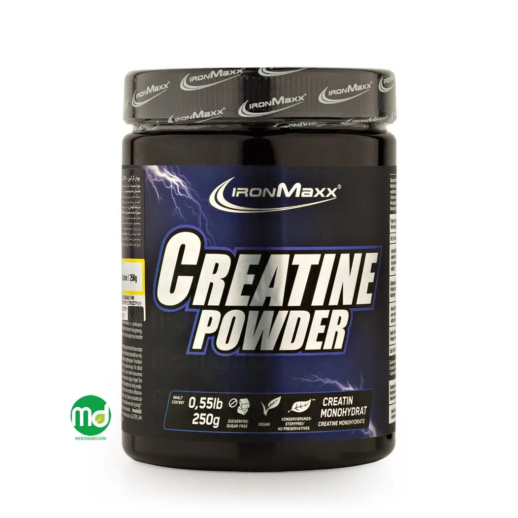پودر کراتین 250 گرم آیرون مکس حاوی کراتین منوهیدرات