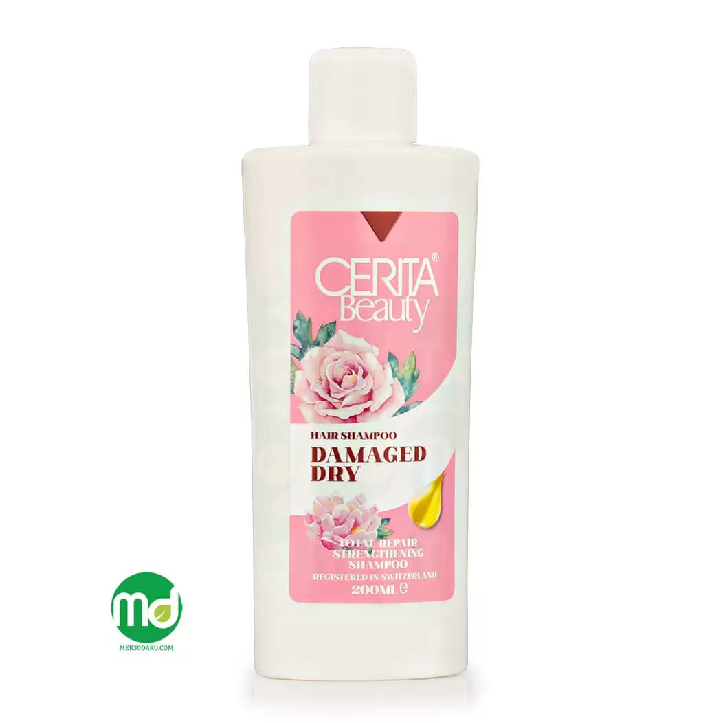 شامپو کراتین سریتا برای موهای خشک و آسیب دیده
