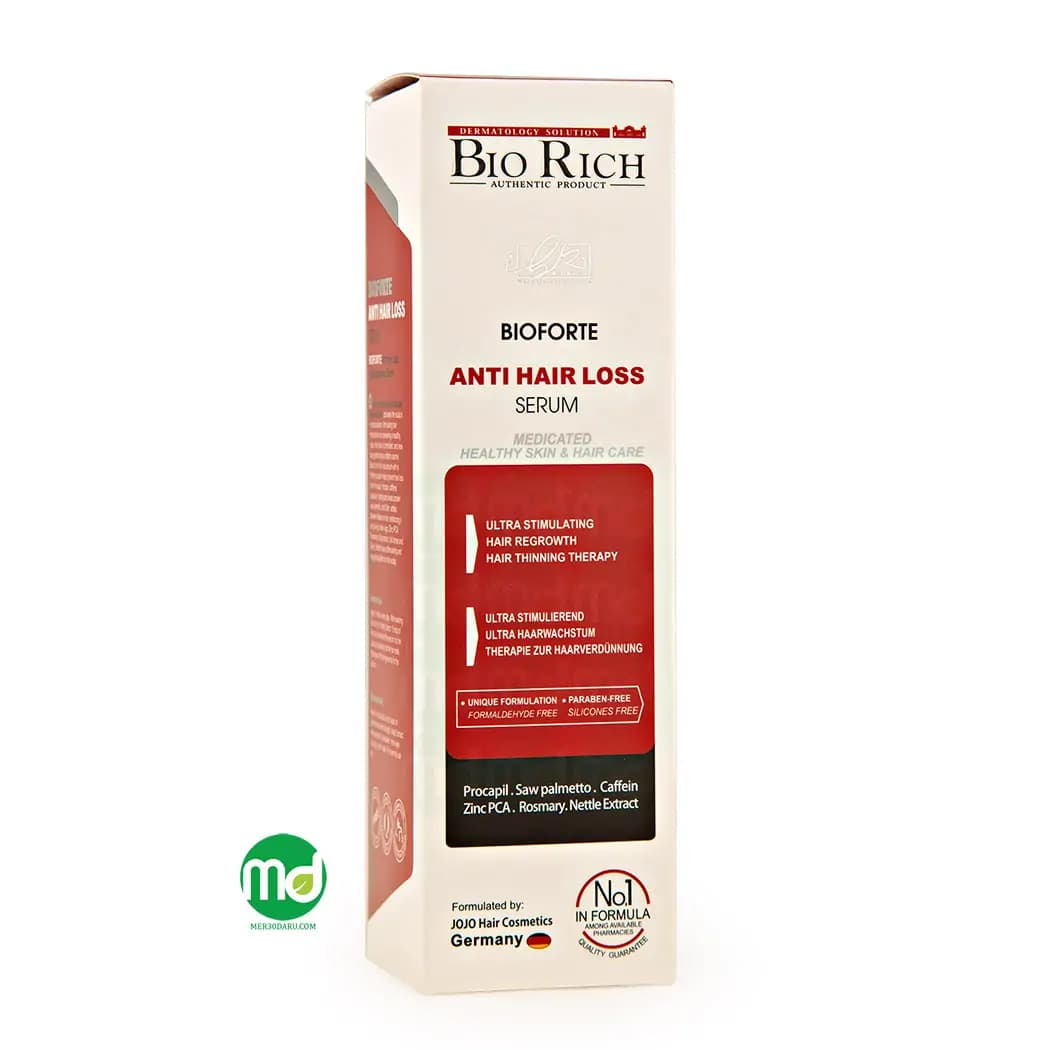 سرم تقویت کننده و ضد ریزش مو بایو ریچ مدل بایوفورت 100ml