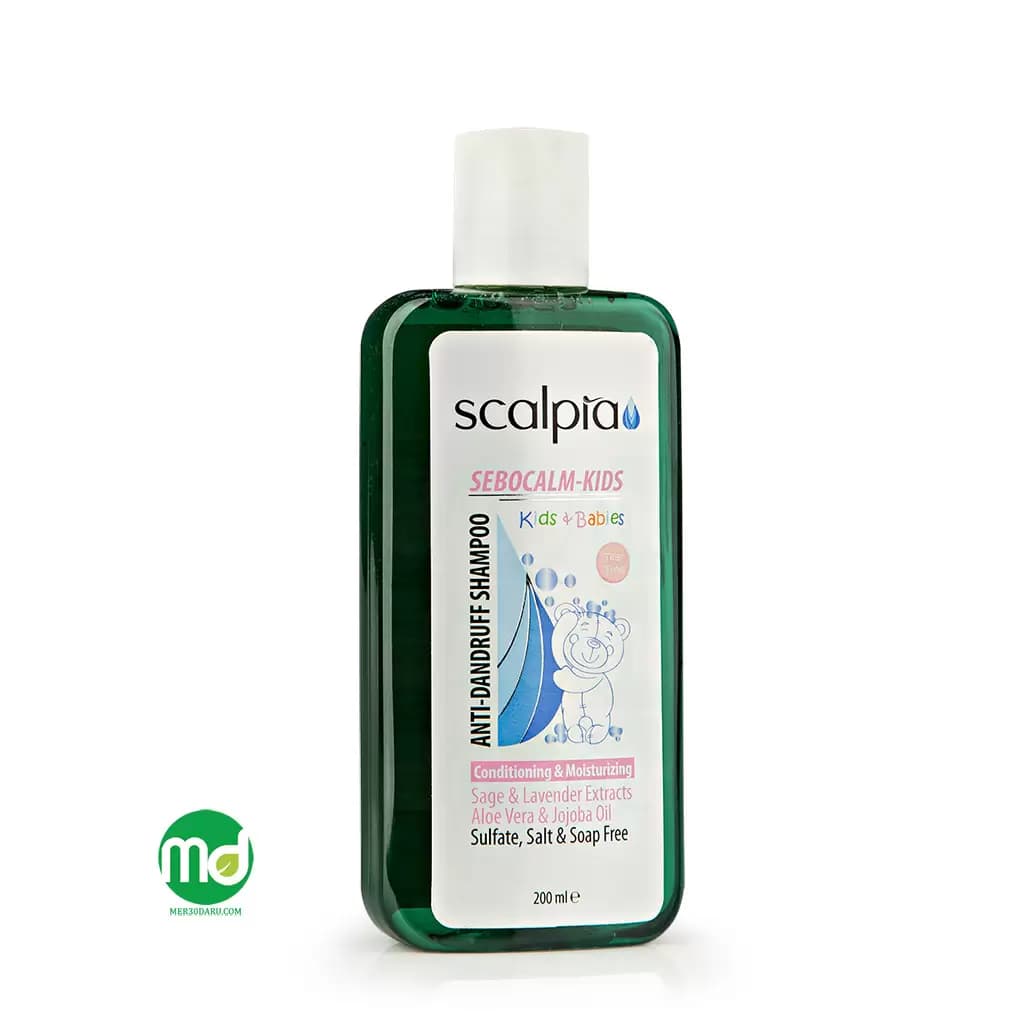 شامپو ضد شوره و کنترل کننده چربی پوست سر کودک اسکالپیا
