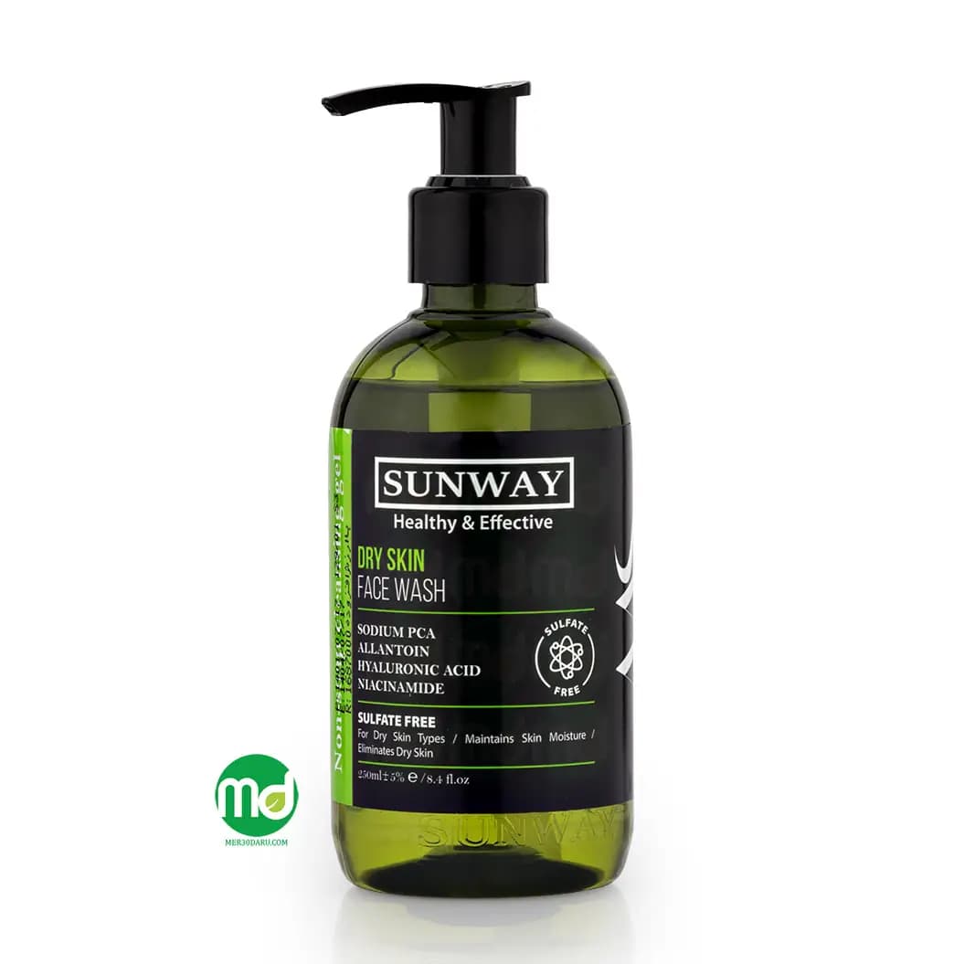 ژل شوینده سان وی غیر صابونی مناسب پوست خشک