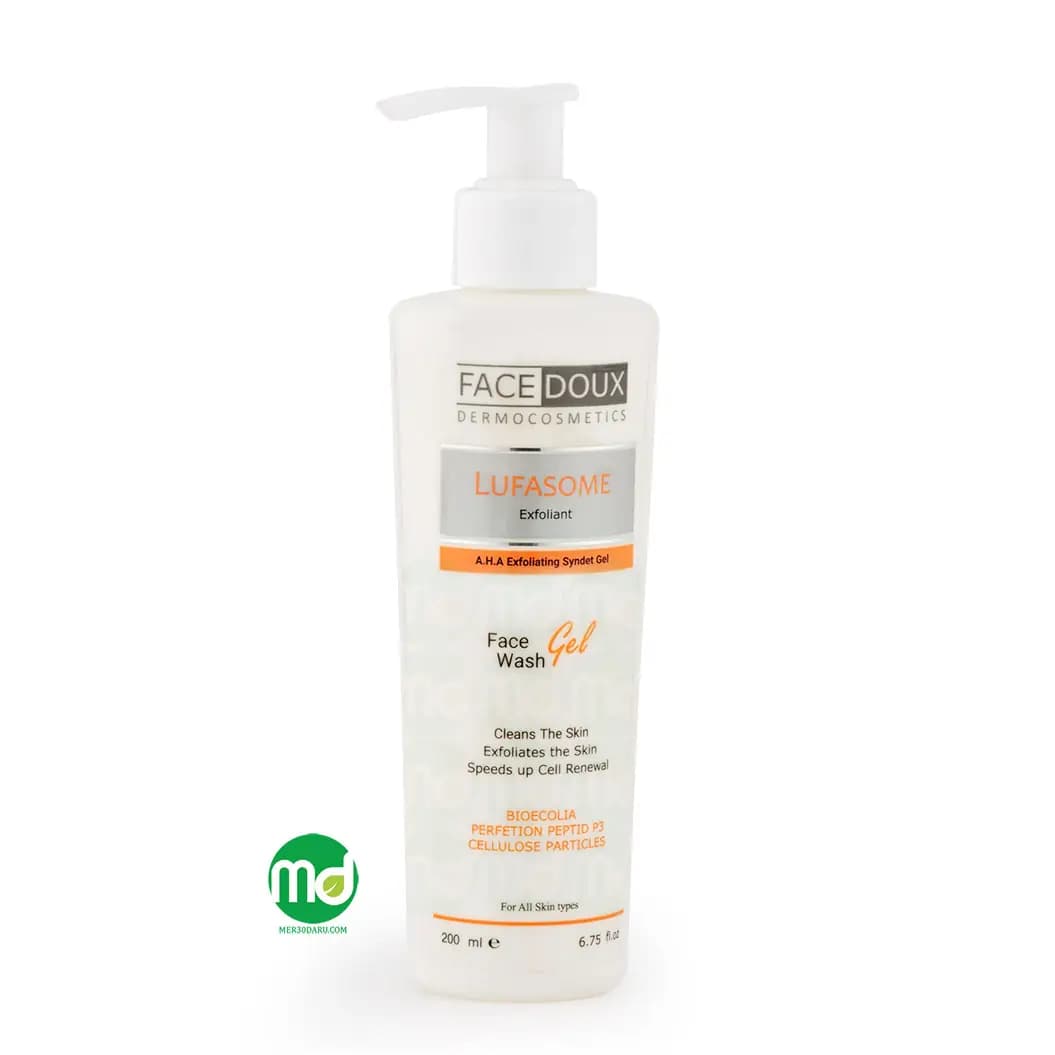 ژل شستشو و لایه بردار صورت لوفازوم فیس دوکس
