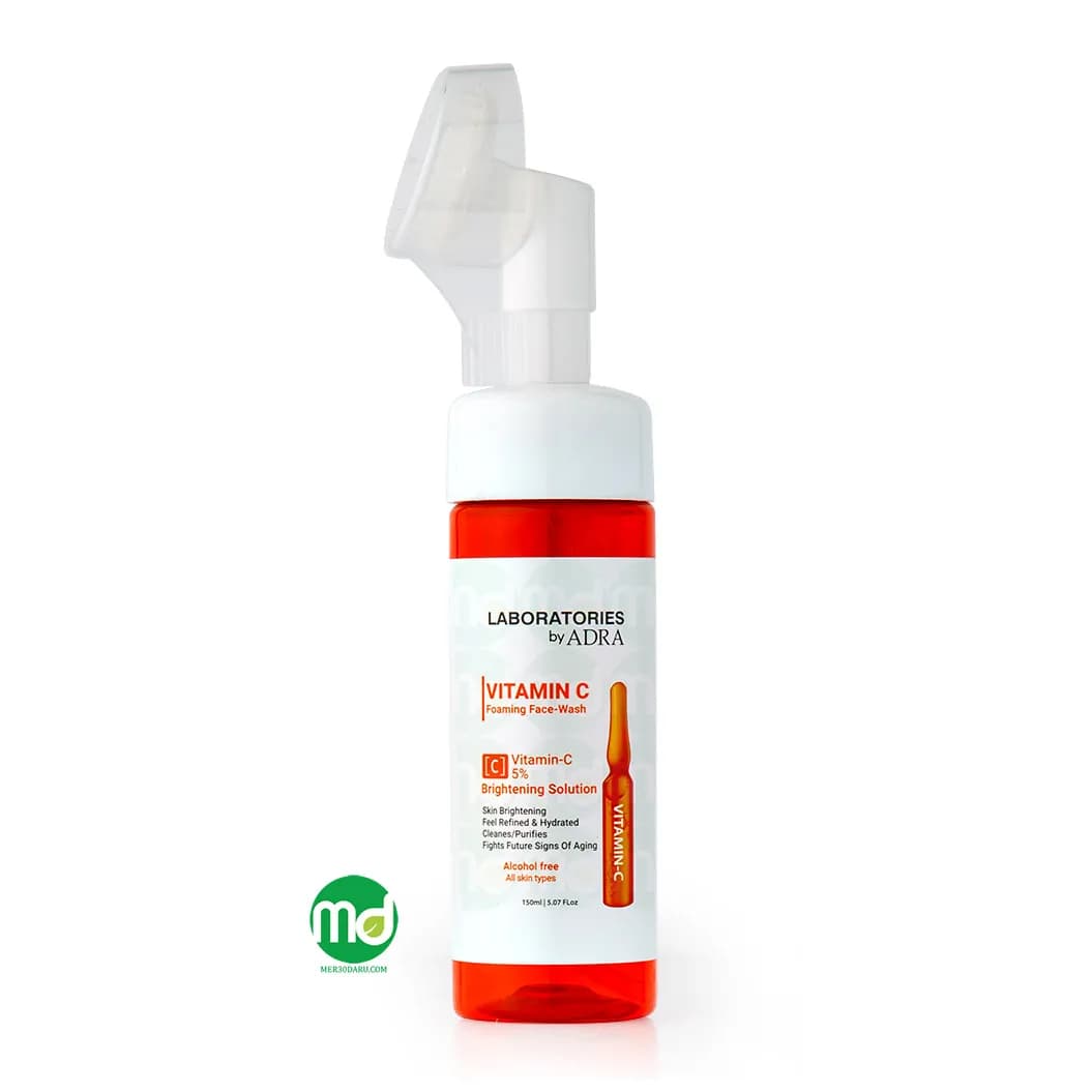 فوم شستشوی صورت ویتامین سی آدرا لابراتوریز 150ml