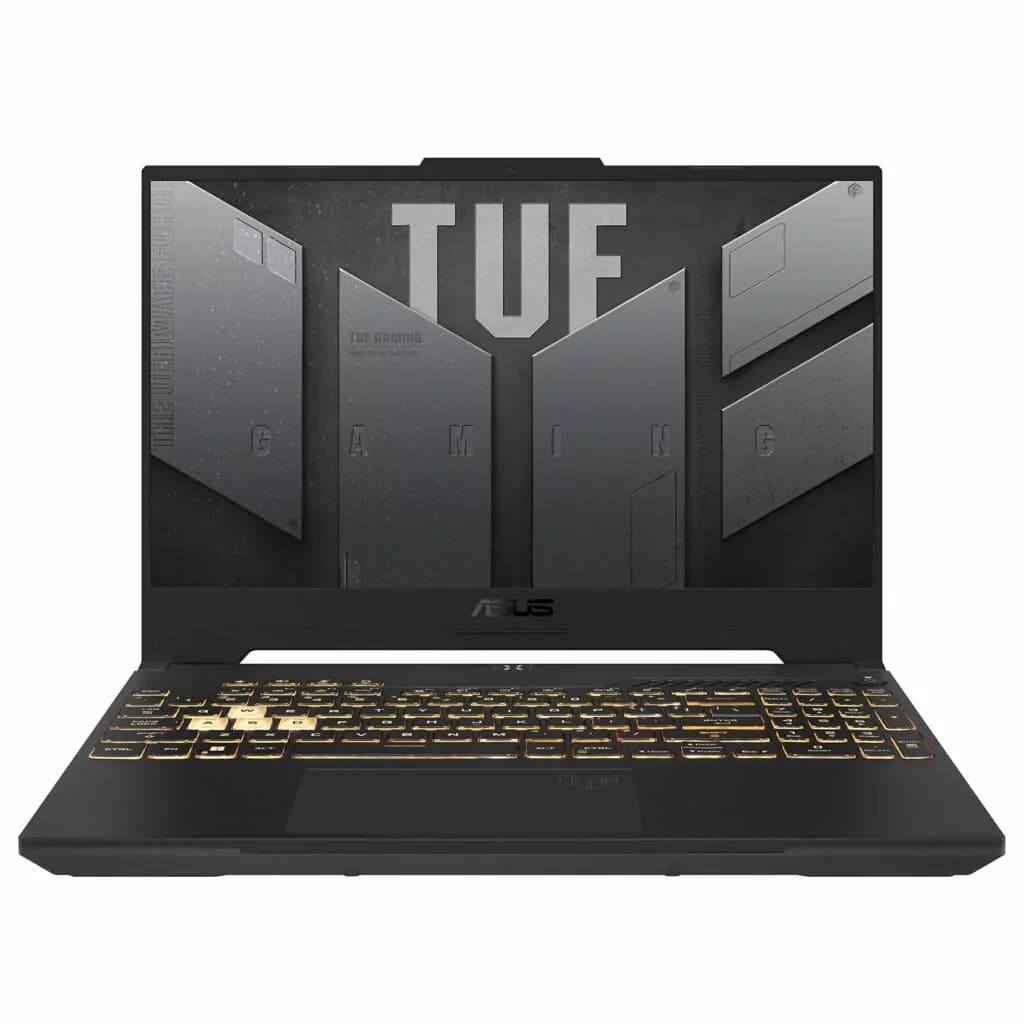 لپ تاپ 15.6 اینچی ایسوس مدل TUF Gaming F15 FX507ZC4-HN132-i7 12700H-16GB DDR4-1TB SSD-RTX3050-FHD