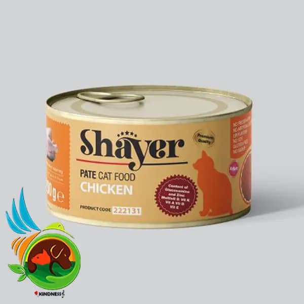 کنسرو گربه شایر با طعم مرغ وزن ۲۰۰ گرم