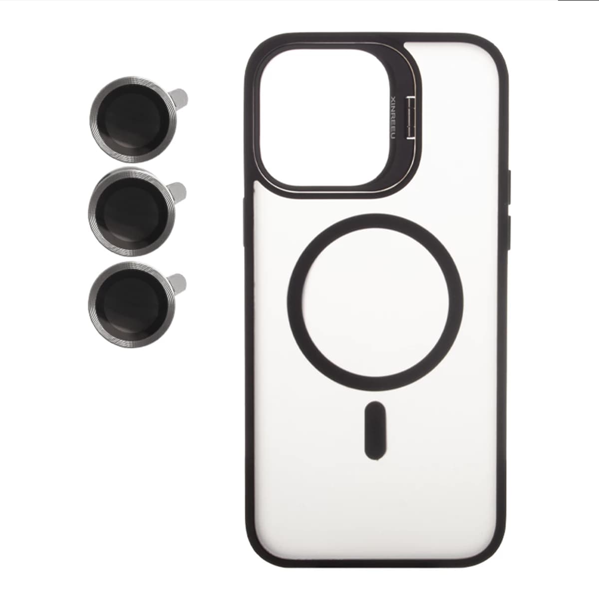 کاور گوشی اپل iPhone 14 Pro Max مدل مگ سیف به همراه محافظ لنز گوشی