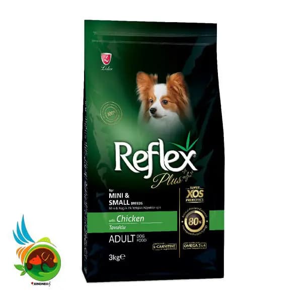 غذای سگ بالغ رفلکس پلاس با طعم مرغ وزن ۳ کیلوگرم