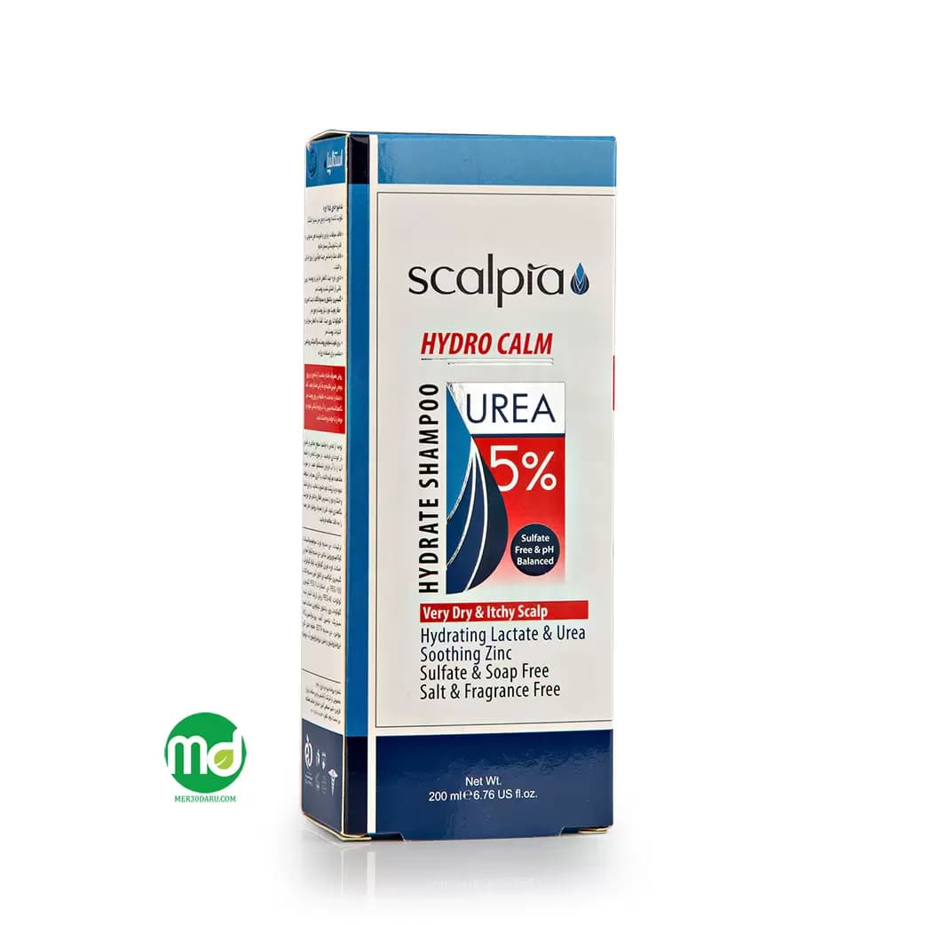 شامپو تقویت کننده اسکالپیا دارای اوره %5 برای مو خشک