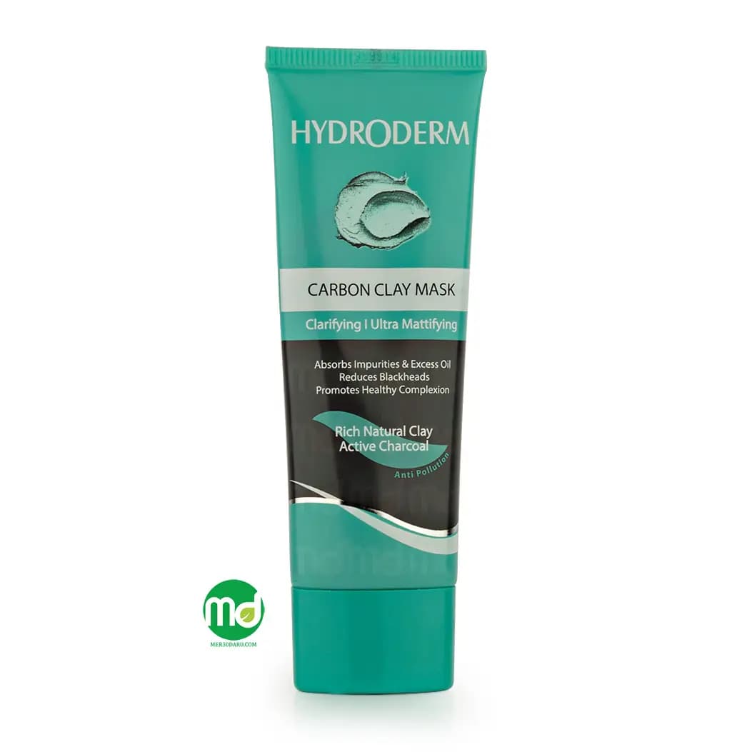 ماسک رسی پاک کننده صورت هیدرودرم حاوی کربن فعال