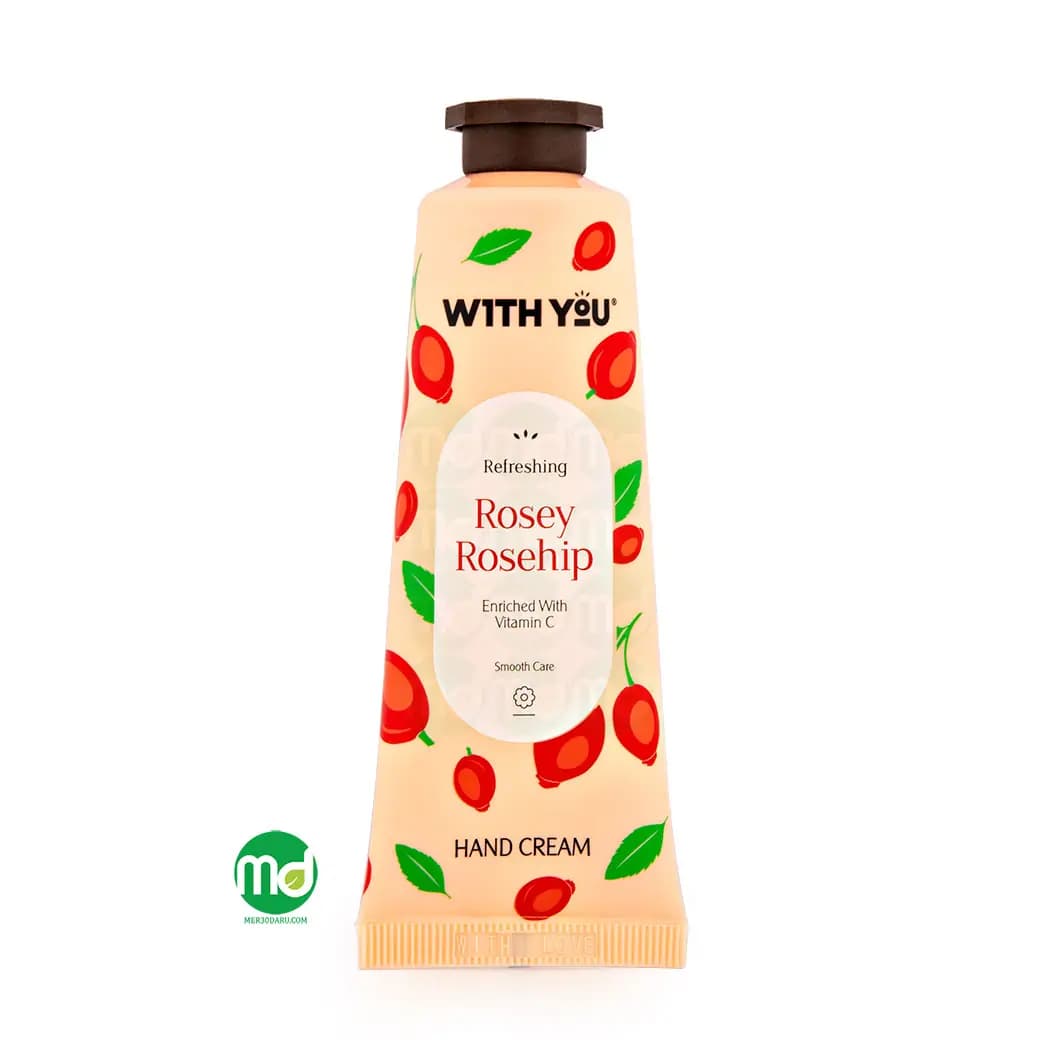 کرم مرطوب کننده دست گل رز ویت یو حاوی ویتامین سی 50ml