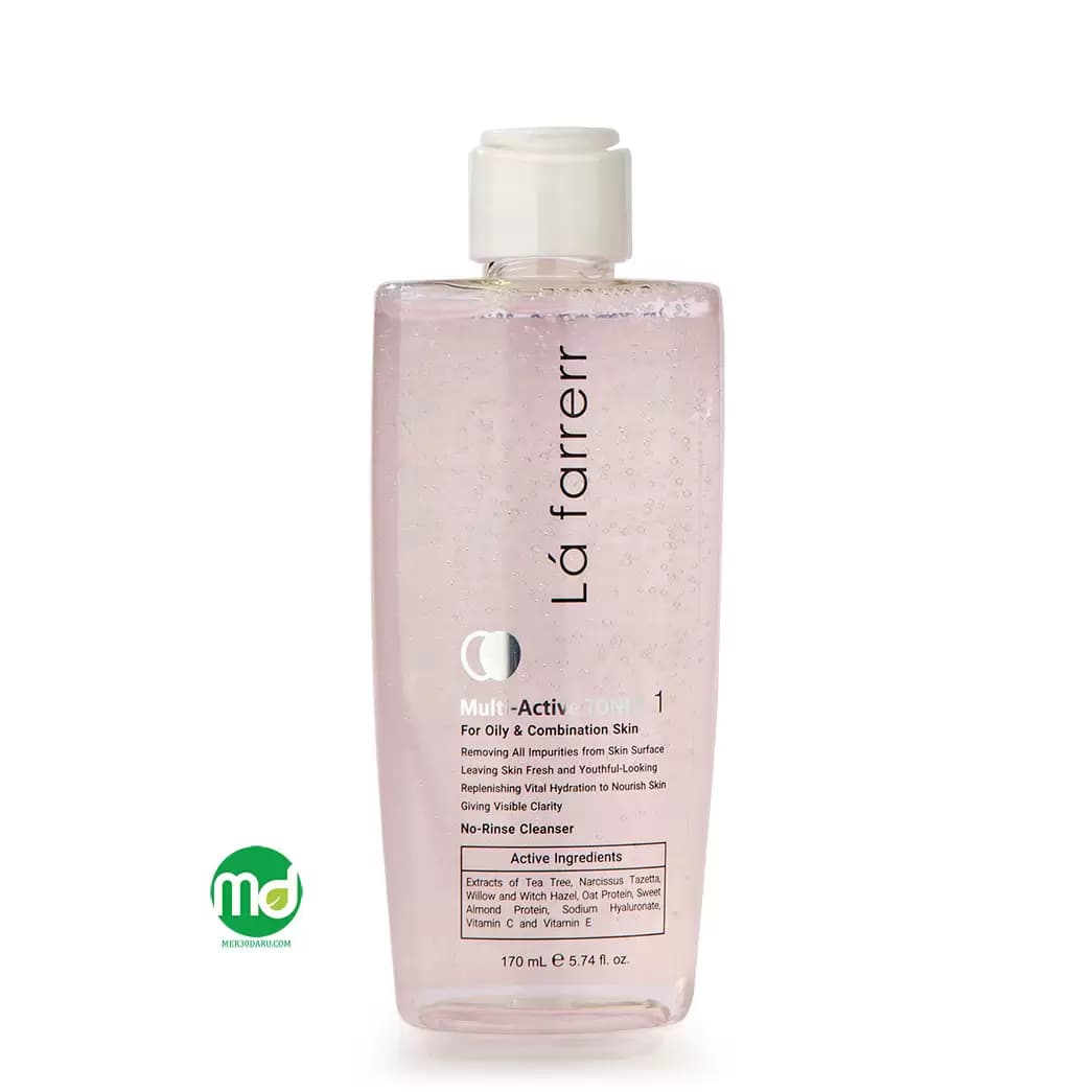 تونر پاک کننده لافارر 1 مخصوص پوست چرب و مختلط