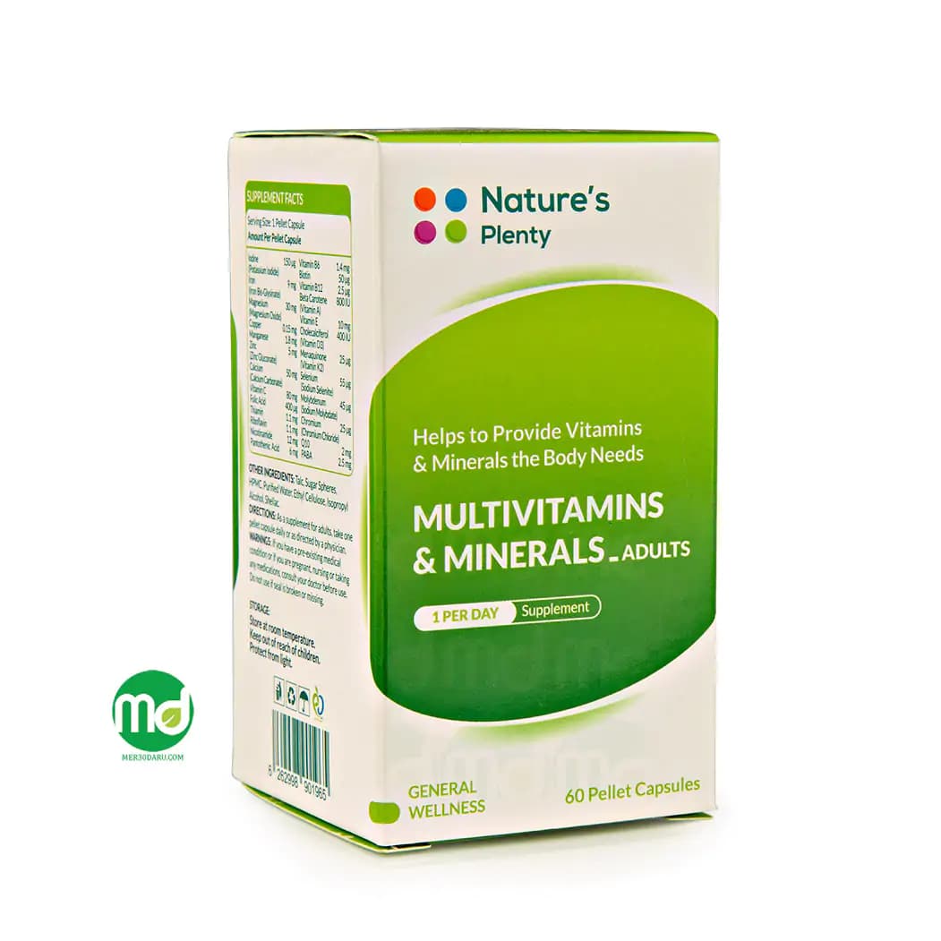 کپسول مولتی ویتامین مینرال نیچرز پلنتی برای بزرگسالان