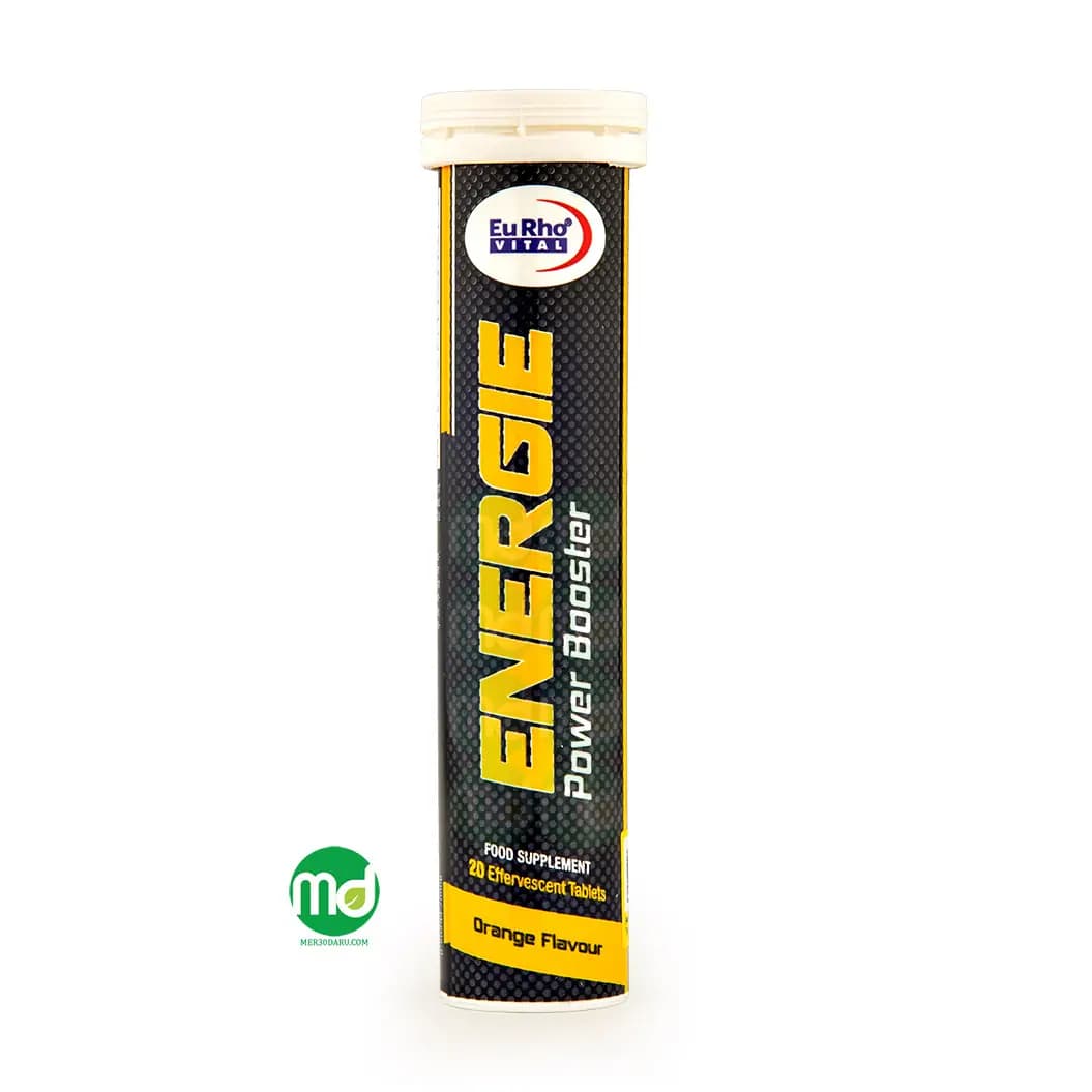 قرص جوشان انرژی یوروویتال کمک به افزایش توان و کاهش خستگی 20 عدد