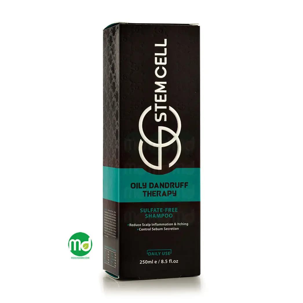 شامپو ضد شوره استم سل موی چرب فاقد پارابن