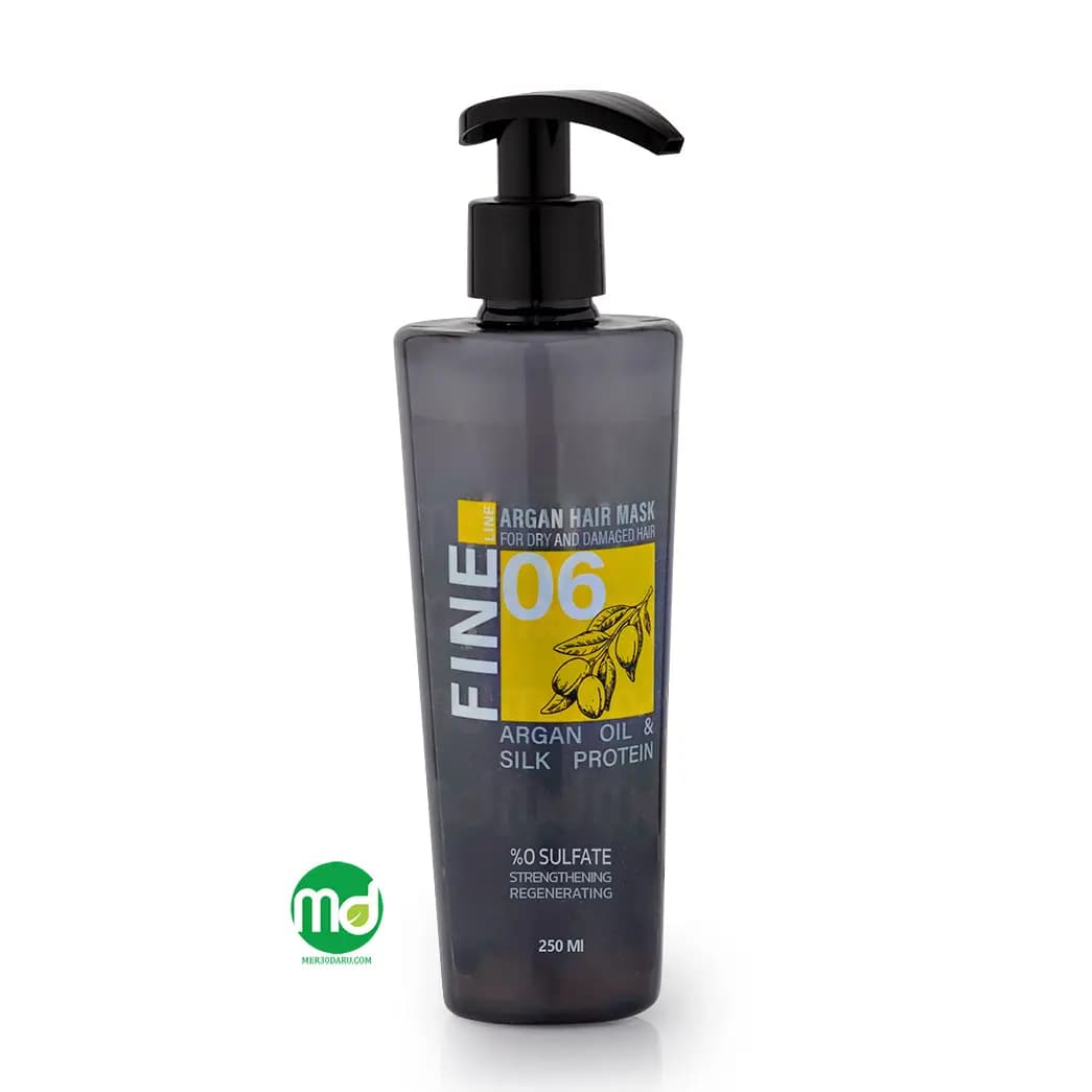 ماسک مو تقویت کننده فاین لاین حاوی روغن آرگان 250ml
