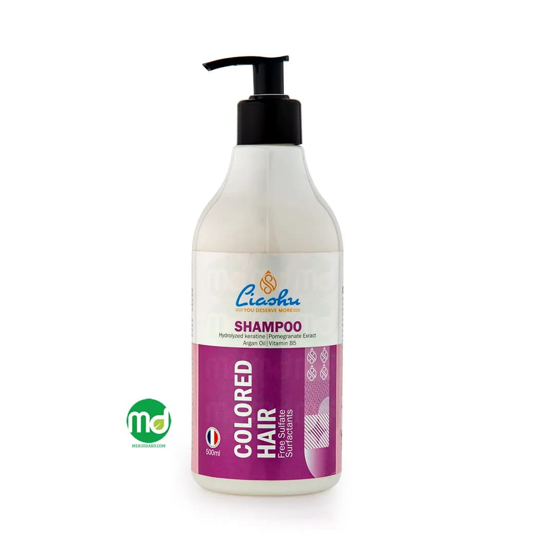 شامپو فاقد سولفات لیاشو مناسب موهای رنگ شده 500ml