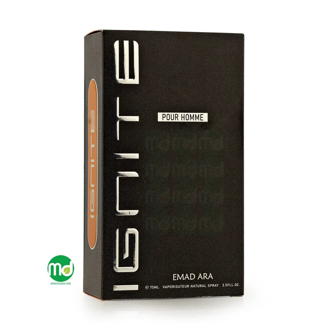 ادکلن مردانه ایگنایت عماد آرا با رایحه ترش و شیرین 100ml