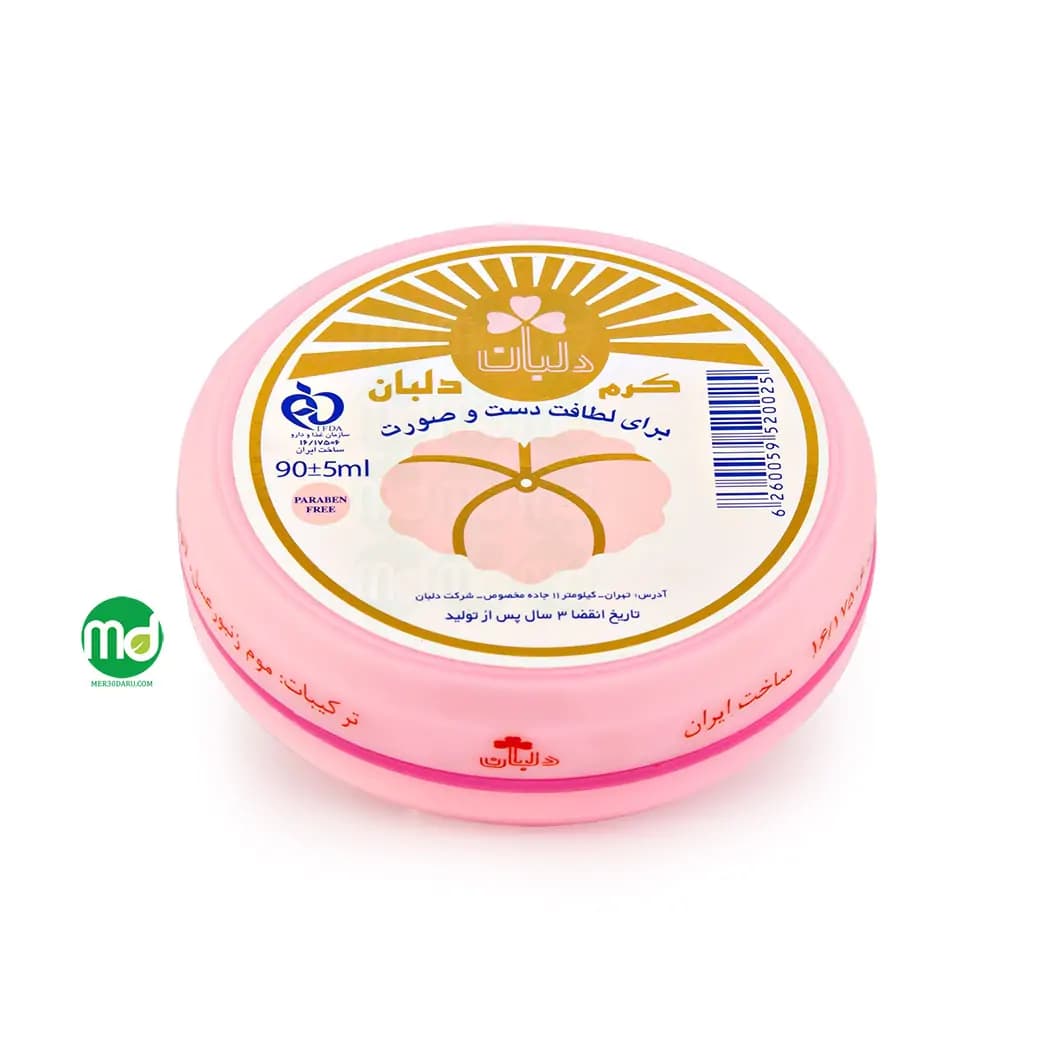 کرم مرطوب کننده کاسه ای دلبان برای دست و صورت