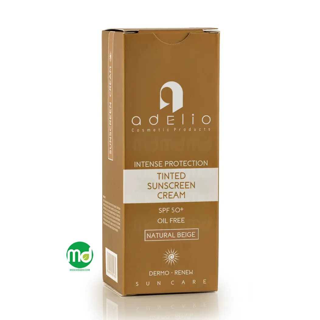 کرم ضد آفتاب رنگی ادلیو SPF 50 مناسب پوست چرب 50ml