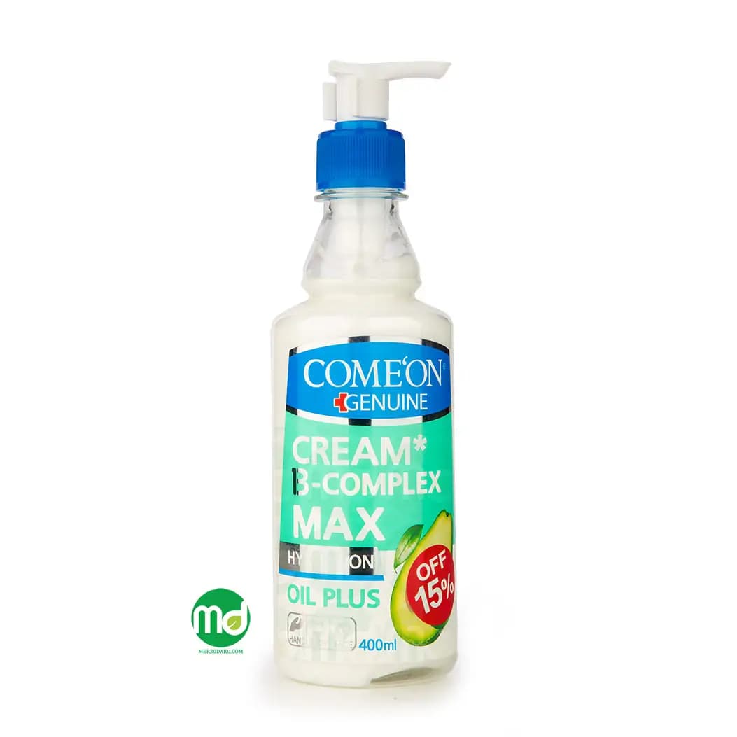 کرم پمپی رطوبت رسان کامان مناسب برای پوست خشک 400ml