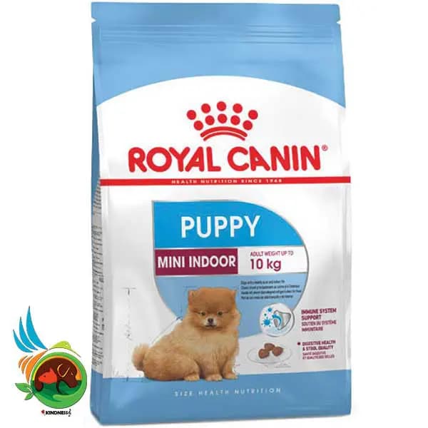 غذای خشک رویال کنین توله سگ mini indoor puppy ۱.۵ کیلوگرم