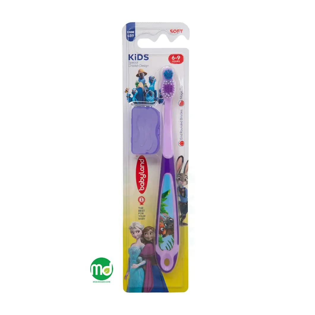 مسواک کودک بی بی لند برای کودکان 6 تا 9 سال کد 489