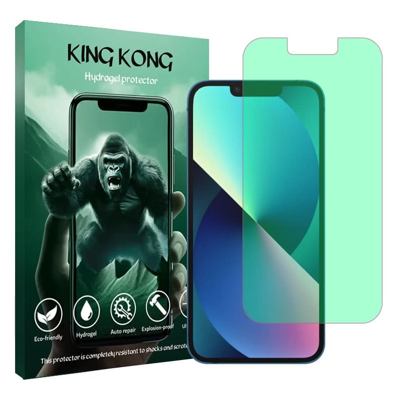 محافظ صفحه نمایش گرین لایت گوشی اپل iPhone 13 کینگ کونگ مد‌ل Tough