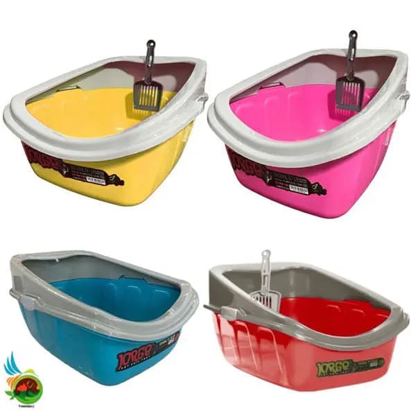 ظرف خاک گربه مدل جورج لبه دار به همراه بیلچه