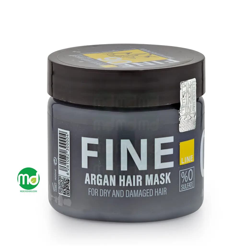ماسک مو تقویت کننده حاوی روغن آرگان فاین لاین 400ml