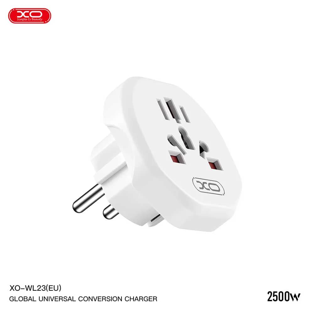 تبدیل دوشاخه برق ایکس او XO WL23 (EU)
