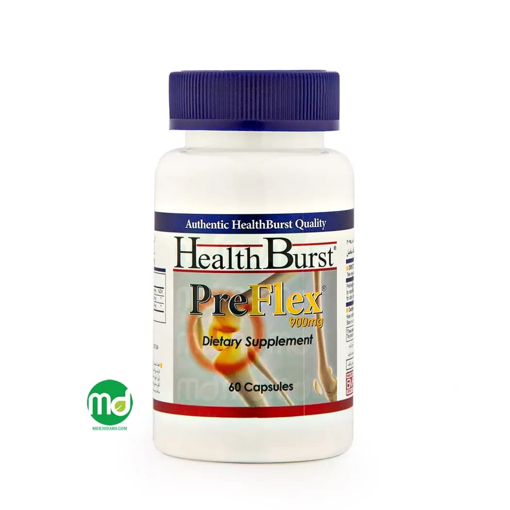 کپسول پریفلکس هلث برست حاوی گلوکوزامین و کندروئیتین 60 عدد
