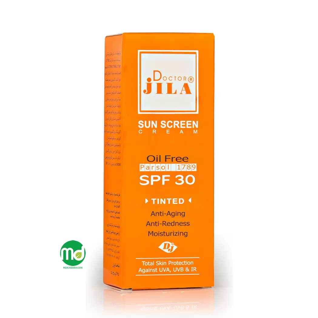 کرم ضد آفتاب رنگی دکتر ژیلا با SPF 30