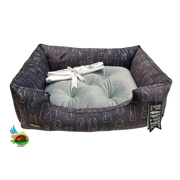 جای خواب یو شکل vip نیناپت طرح خطی سبز سایز صفر