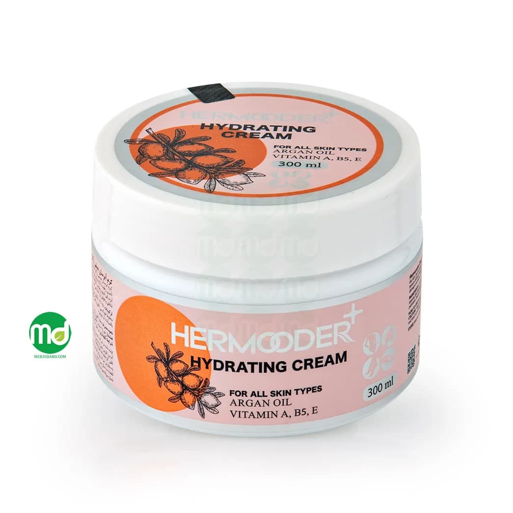 کرم آبرسان انواع پوست هرمودر مدل آرگان 300ml