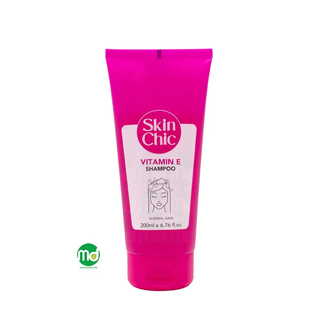 شامپو مخصوص موهای نرمال اسکین شیک حاوی ویتامین E