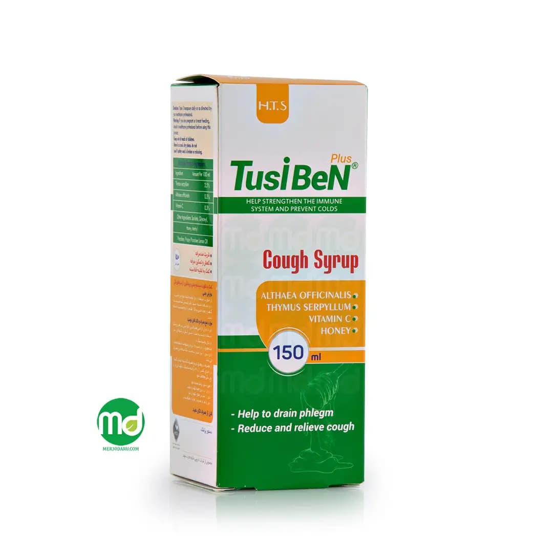 شربت توسی بن حکیم تجارت سهند کمک به کاهش و تسکین سرفه