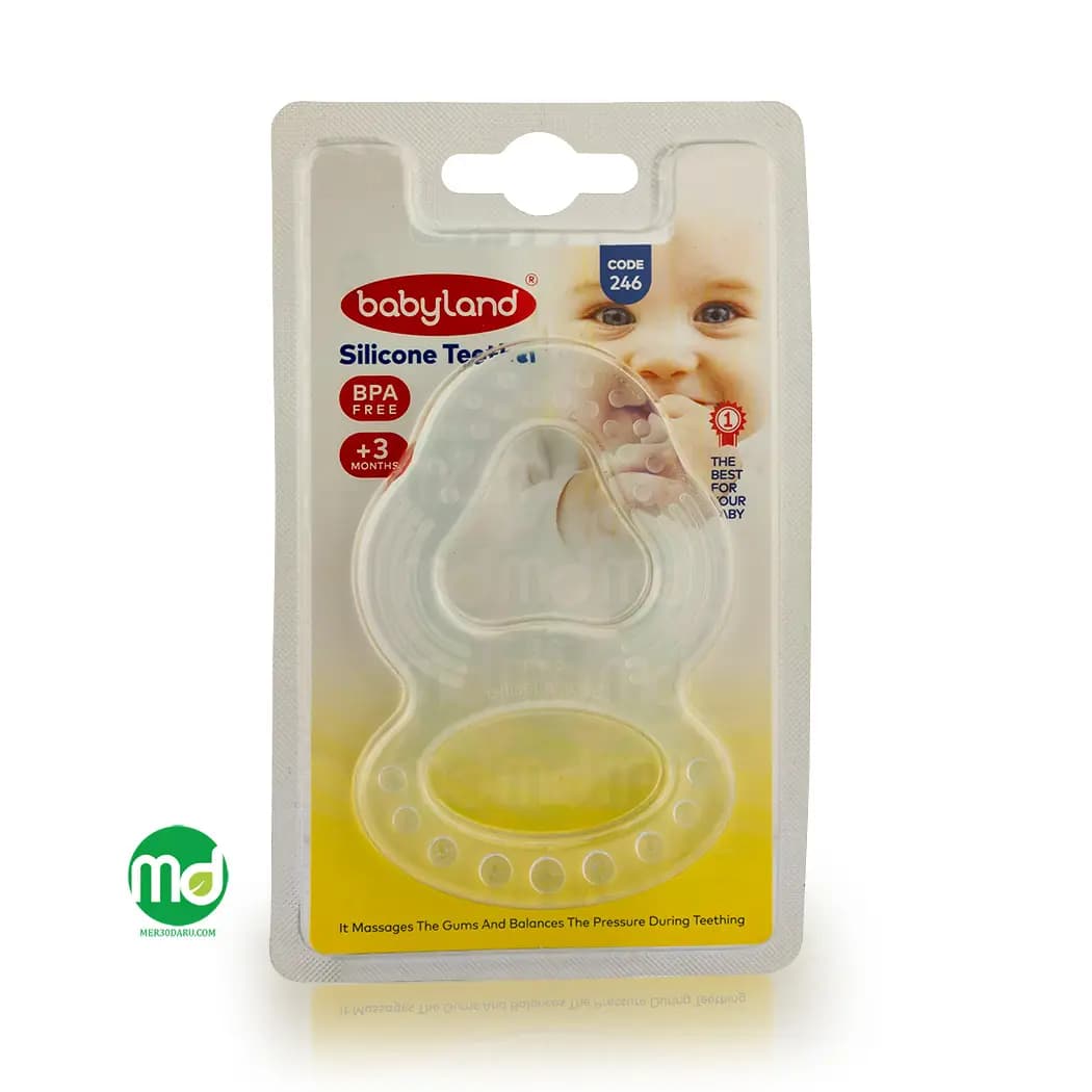 دندان گیر نوزاد بی بی لند با طرح ساده کد 246