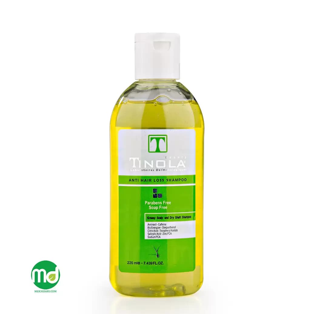 شامپو ضد ریزش و استحکام بخش مو تینولا بیوتی