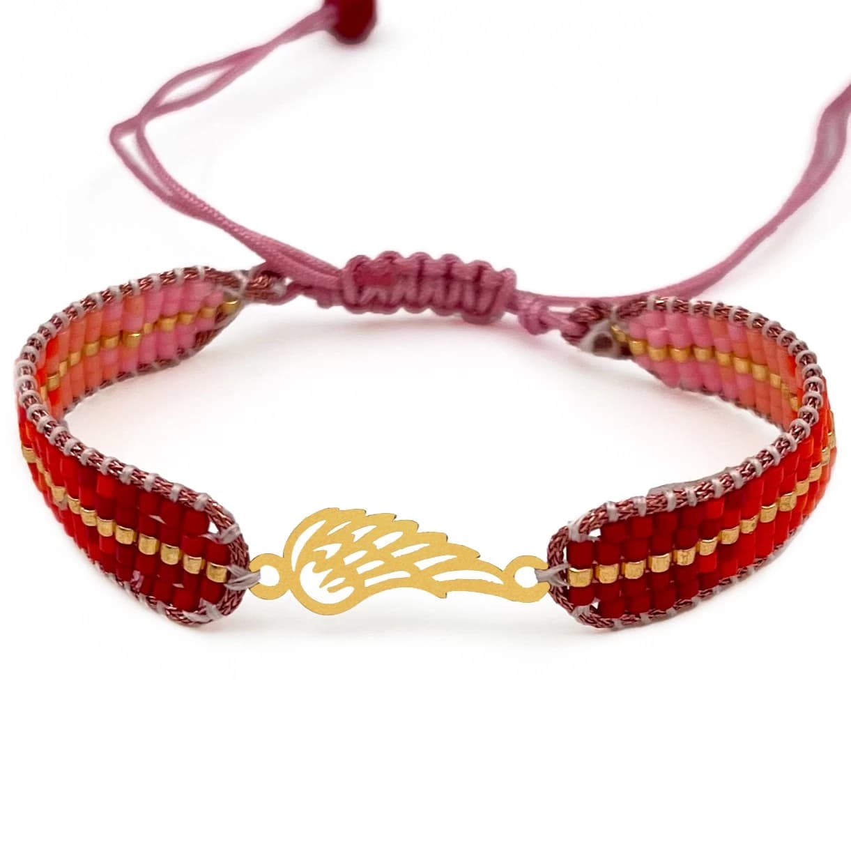 دستنبد طلا زنانه با پلاک طلا میوکی دیانا گالری کد 01014