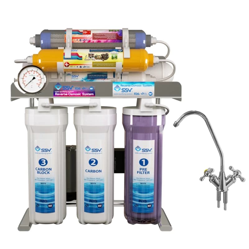 دستگاه تصفیه آب اس اس وی مدل MaxSpring 2W X900 به همراه شیر دوکاره