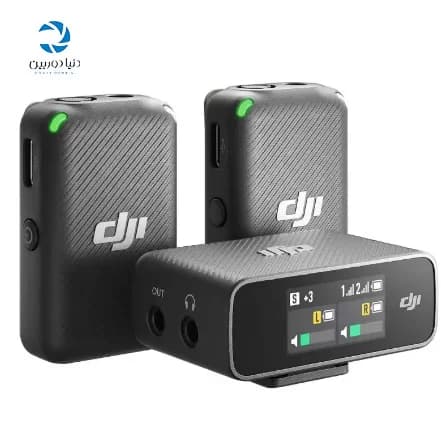 کیت میکروفن بی سیم دو فرستنده DJI MIC