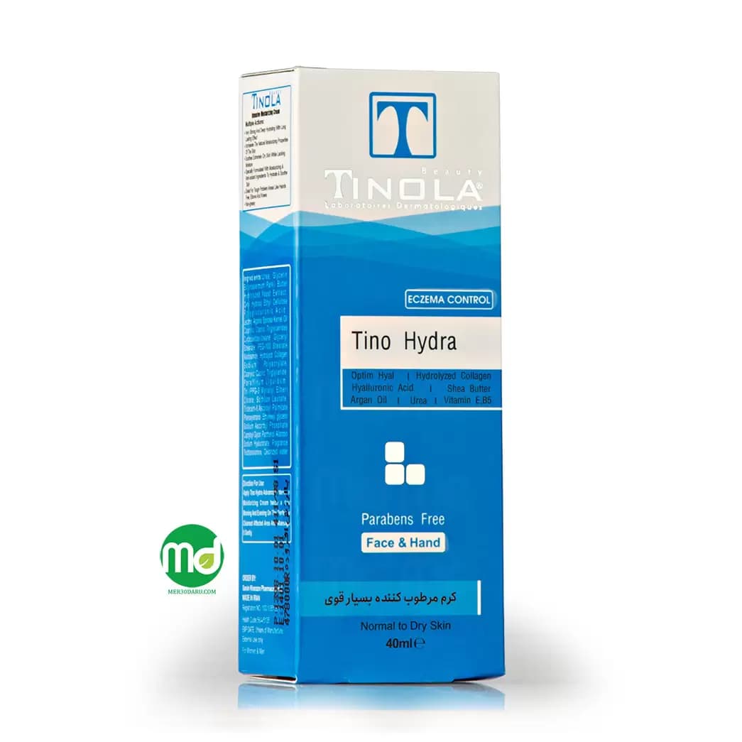 کرم تینولا مرطوب کننده مناسب پوست معمولی تا خشک