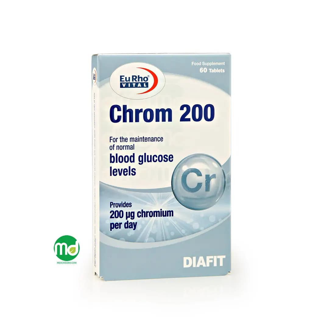 قرص کروم 200 میکروگرم یوروویتال 60 عددی
