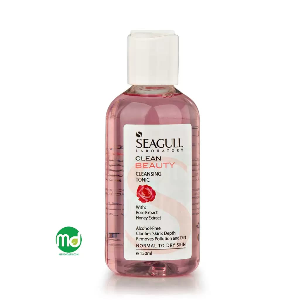 تونیک پوست صورت سی گل فاقد الکل برای پوست خشک