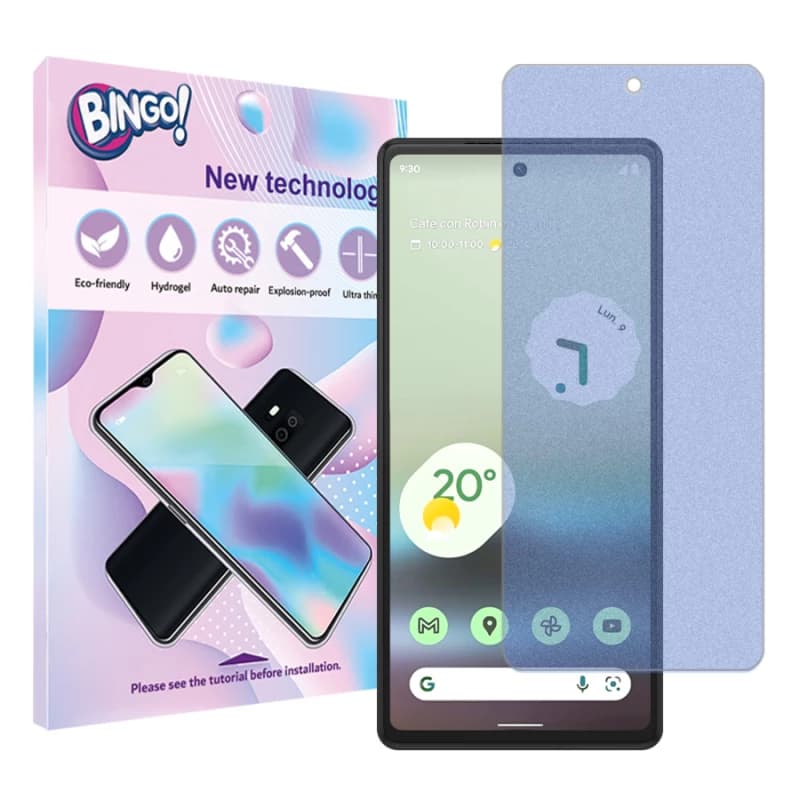 محافظ صفحه نمایش مات آنتی بلو گوشی گوگل Pixel 6a بینگو مدل Tough