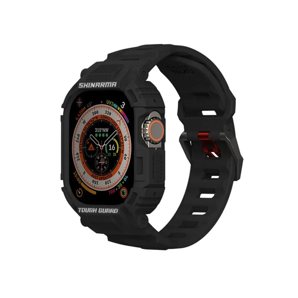 بند و کاور اپل واچ اولترا 49mm مدل Skinarma Mecha 2in1
