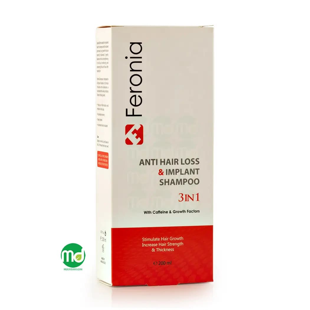 شامپو فرونیا ضد ریزش مو مناسب موهای کاشته شده