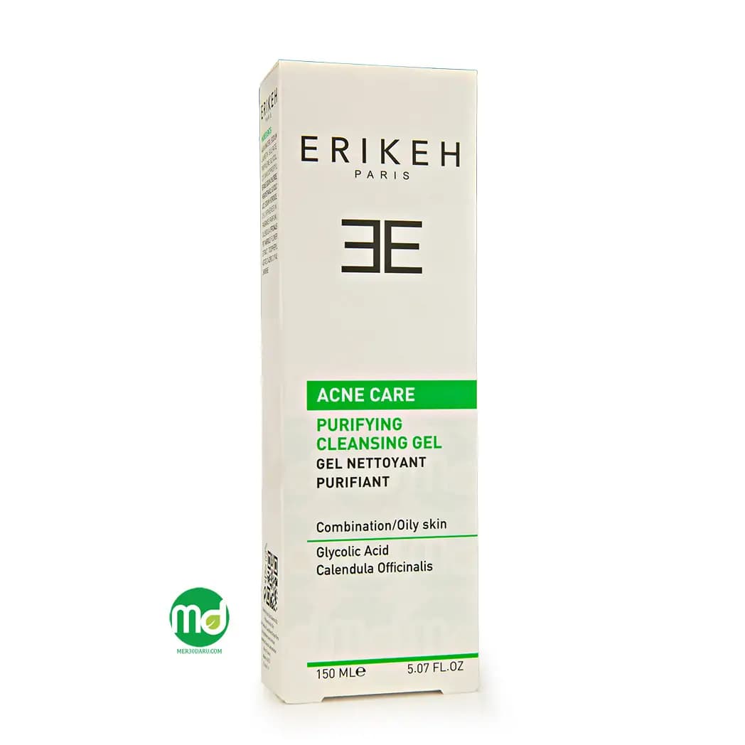 ژل شستشو صورت و بدن اریکه برای پوست چرب