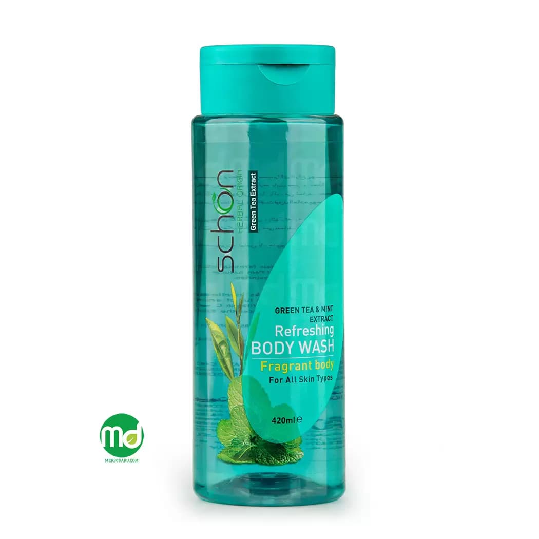 شامپو بدن چای سبز شون مخصوص انواع پوست