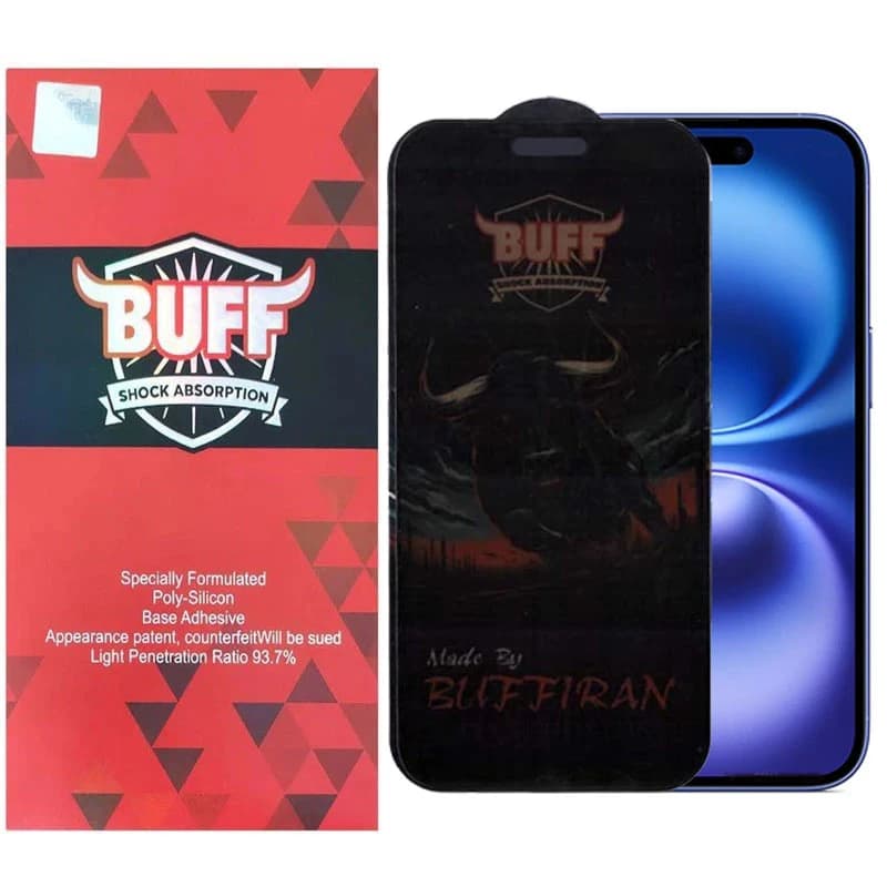 گلس گوشی حریم شخصی اپل iPhone 15 بوف مد‌ل BullRun Privacy Pro